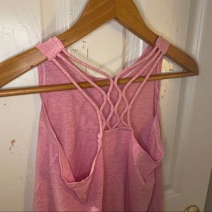 Ivivva Lululemon hot pink quiet moments tank top!